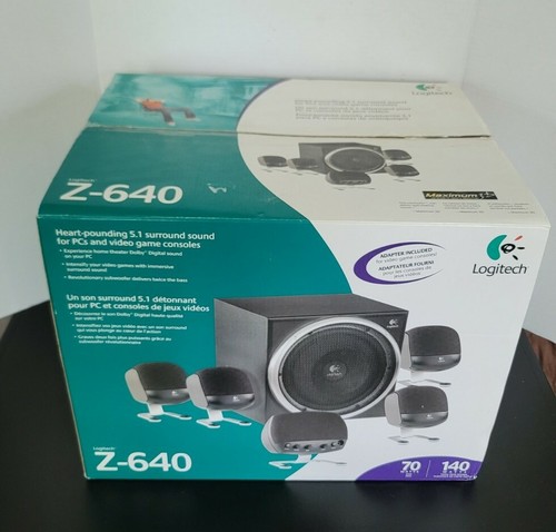New Logitech Z-640 Dolby 5.1 Surround 