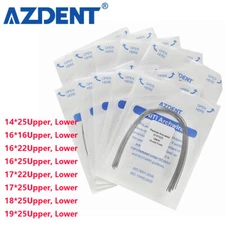 10 x Dental Arch Wire Thermal Activated Niti Rectangular Ovoid Form All Sizes 