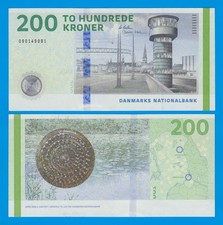 Denmark 200 Kroner P 72 New 2024 UNC
