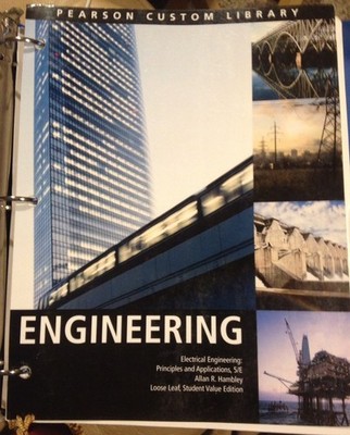 Electrical Engineering: Principles and Applications - hardcover Hambley, All...