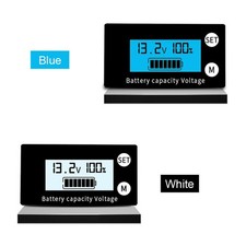  Battery Meter Voltage Monitor, With Alarm Capacity DC 12V 24V 36V 48V 60V 72V