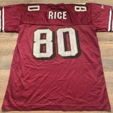 Vintage 90s Reebok NFL San Francisco 49ers Jerry Rice #80 Jersey Men’s Medium