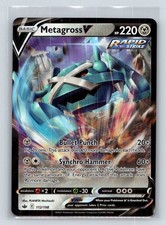 METAGROSS V 112/198 HOLO V RARE CHILLING REIGN POKEMON NM