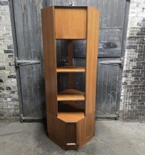 Retro Vintage Mid Century Teak G Plan Form 5 Corner Cabinet