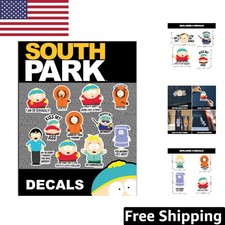 Licensed South Park Vinyl Decals - Set of 12 Waterproof Stickers for Fans