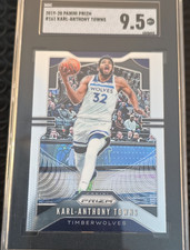 Panini Prizm 2019-20 Karl-Anthony Towns #161 Timberwolves SGC 9.5 Basketball