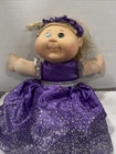 Cabbage Patch Kids 2017 Holiday Edition 14in Doll Girl Doll Blonde Purple Dress