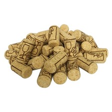  8 natural wine corks SIZE 7/8" x 1 3/4" bag of 50 best for homemade wine a...