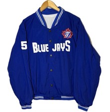 Vintage 1998 Toronto Blue Jays Starter #5 Lorenzo F Player Issued Jacket MLB L