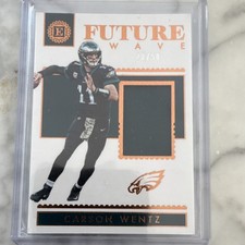 Panini 2018 Encased Future Wave Materials Carson Wentz #FW-10 /50 Eagles NFL