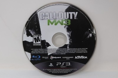 Call of Duty: Modern Warfare 3 (Sony PlayStation 3, 2011) Disc Only