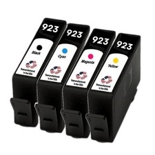 Compatible Ink Cartridge For HP 923 Black, Cyan, Magenta and Yellow 4pack-USA
