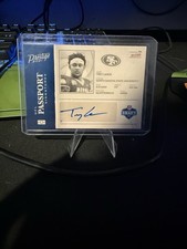 TREY LANCE RC 2021 PRESTIGE NFL PASSPORT SIGNATURES ROOKIE AUTO Clean