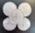 2026 $1 American Silver Eagle Coins - Lot of 5 - 1 oz .999 Silver BU