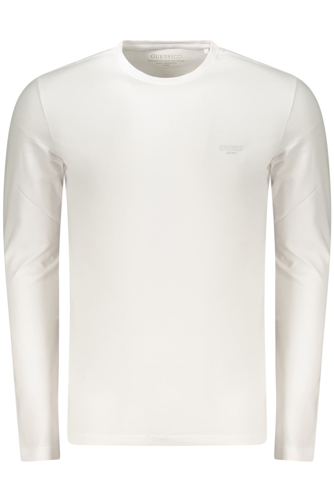 T-Shirt & Polo Guess M6yi28 K3733 Cn Ls Core-G011 White Uomo Bianco Extra Grande - Immagine 2