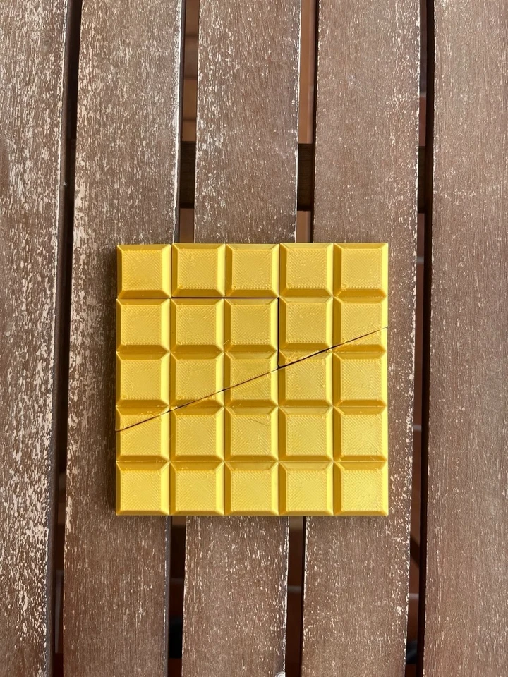 Puzzle Rompicapo Cioccolato Magico Giallo Oro Gioco di Logica - Immagine 4 di 4