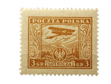 POLSKA Fi 218 * 1925 Wydanie na przesyłki lotnicze