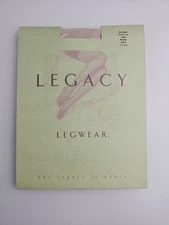 Legacy Legwear Microfiber Control Top Tights Mineral  Size E A31857 New