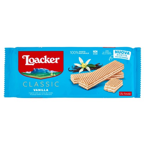 Loacker Wafer Classic Vanilla wafers con crema alla vaniglia Bourbon 175g - Foto 2 di 11