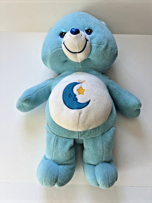 Care Bears Vintage 2002 Bedtime Bear Plush Blue Moon & Star  display picture 1