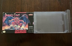 Demon's Crest Super Nintendo SNES Complete CIB w/ Manual + Protector 