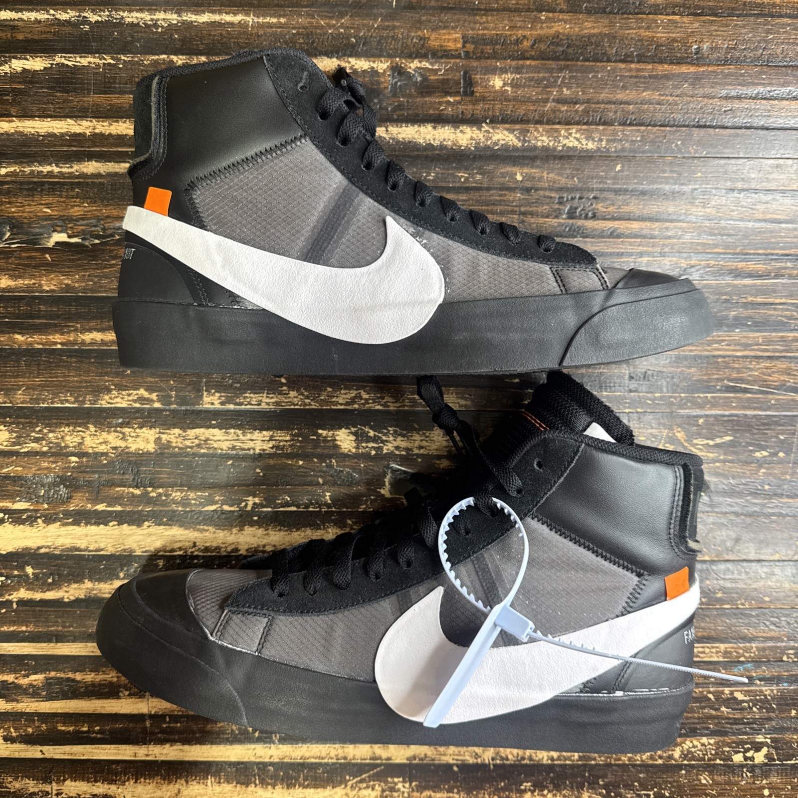 OFF WHITE X NIKE Off White x Nike Blazer Mid Grim Reapers Halloween 2018 Taglia 10 5 AA3832 001