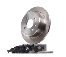 RIDEX Bremsenset Hinten Bremsscheiben Beläge für BMW 3 Cabrio (E30) 3 Limousine