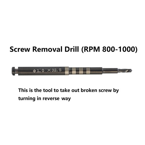 Implant Fractured & Fixture Screw Removal Kit Extractor Drills Neobiotech SR FR - Picture 5 of 83