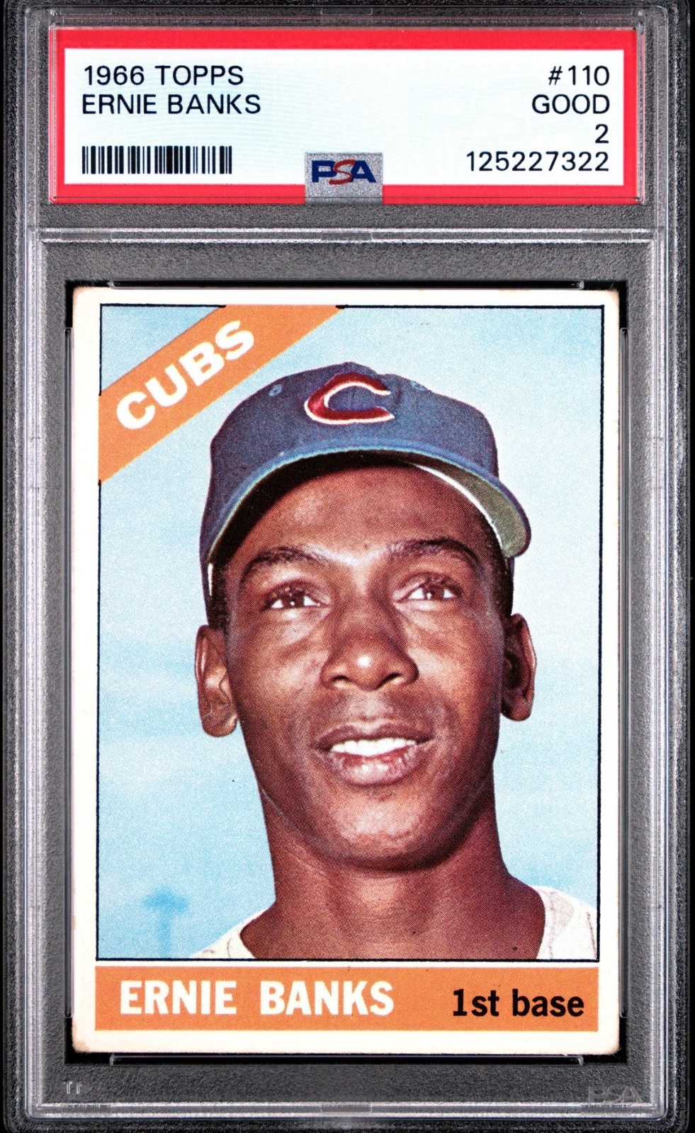 1966 Topps Ernie Banks 110 PSA GOOD 2