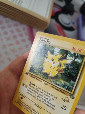 Pikachu 60/64 Gold W Stamp Promo 1st Edition Jungle - Wizards