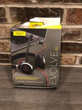 Jabra Evolve 40 UC Stereo Over The Ear Headsets Black