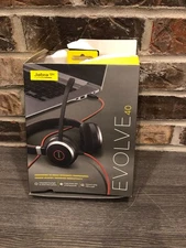 Jabra Evolve 40 UC Stereo Over The Ear Headsets Black