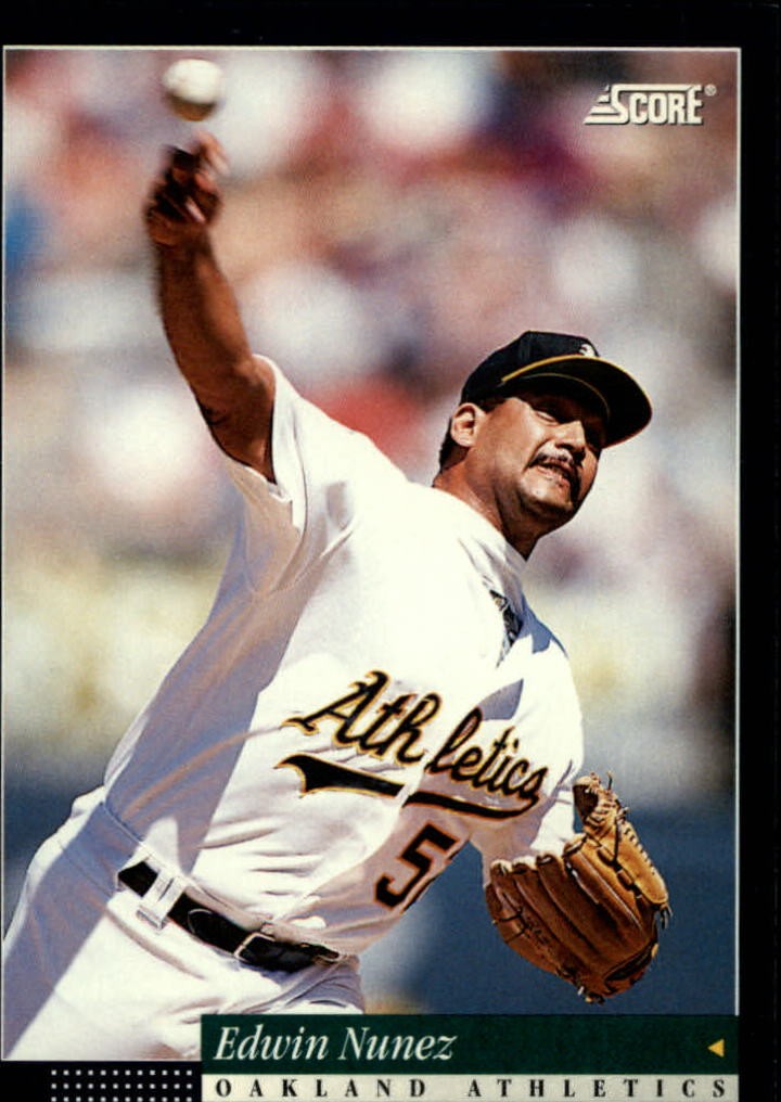 1994 Score #296 Edwin Nunez - BB