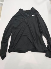 Nike Dri-Fit Black Long Sleeve Running Top Unisex XL 