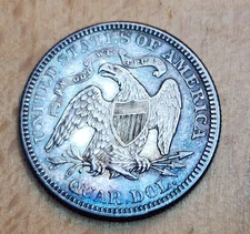 1876 P Seated Liberty Quarter Proof Toner High Grade AU/BU Superb Rare Coin