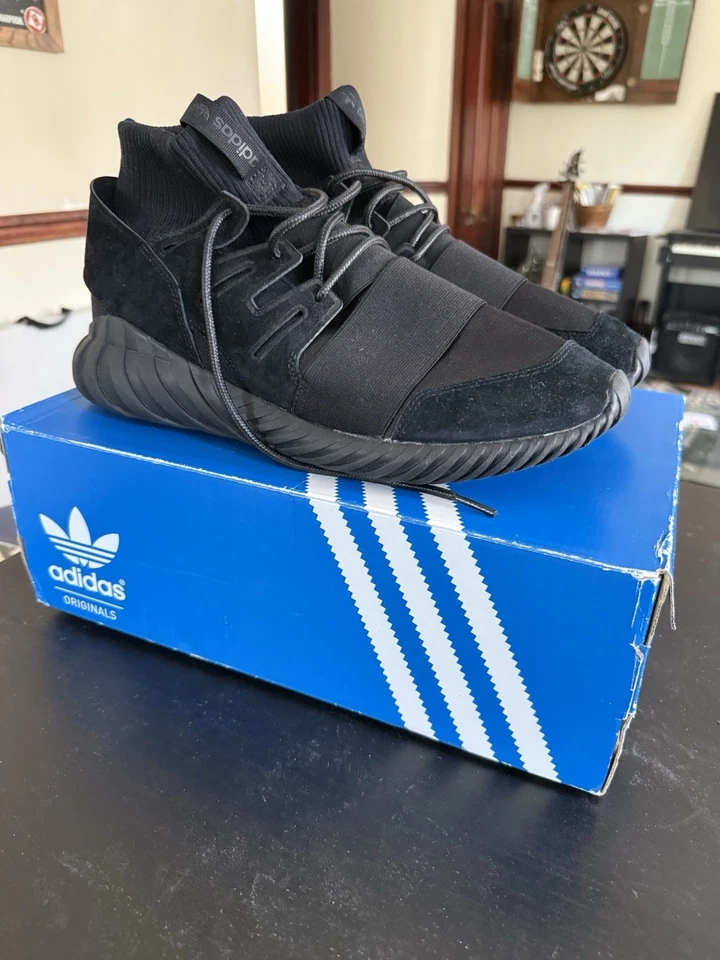 Adidas Tubular Doom “Blackout” Size 12 - Image 2 of 4