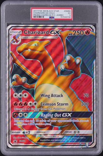 Charizard-GX graded PSA 5 for sale on eBay