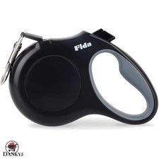 Durable 360° Retractable Dog Leash for Small Dogs - 16 ft, Reflective Safety