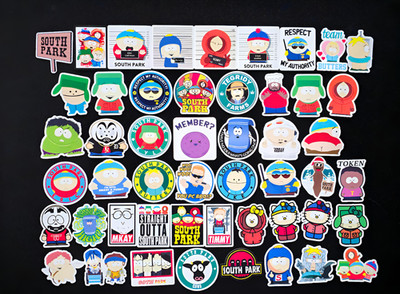Funny TV Cartoon Inspired Stickers Cartman Kenny Vinyl Decals South Park Style