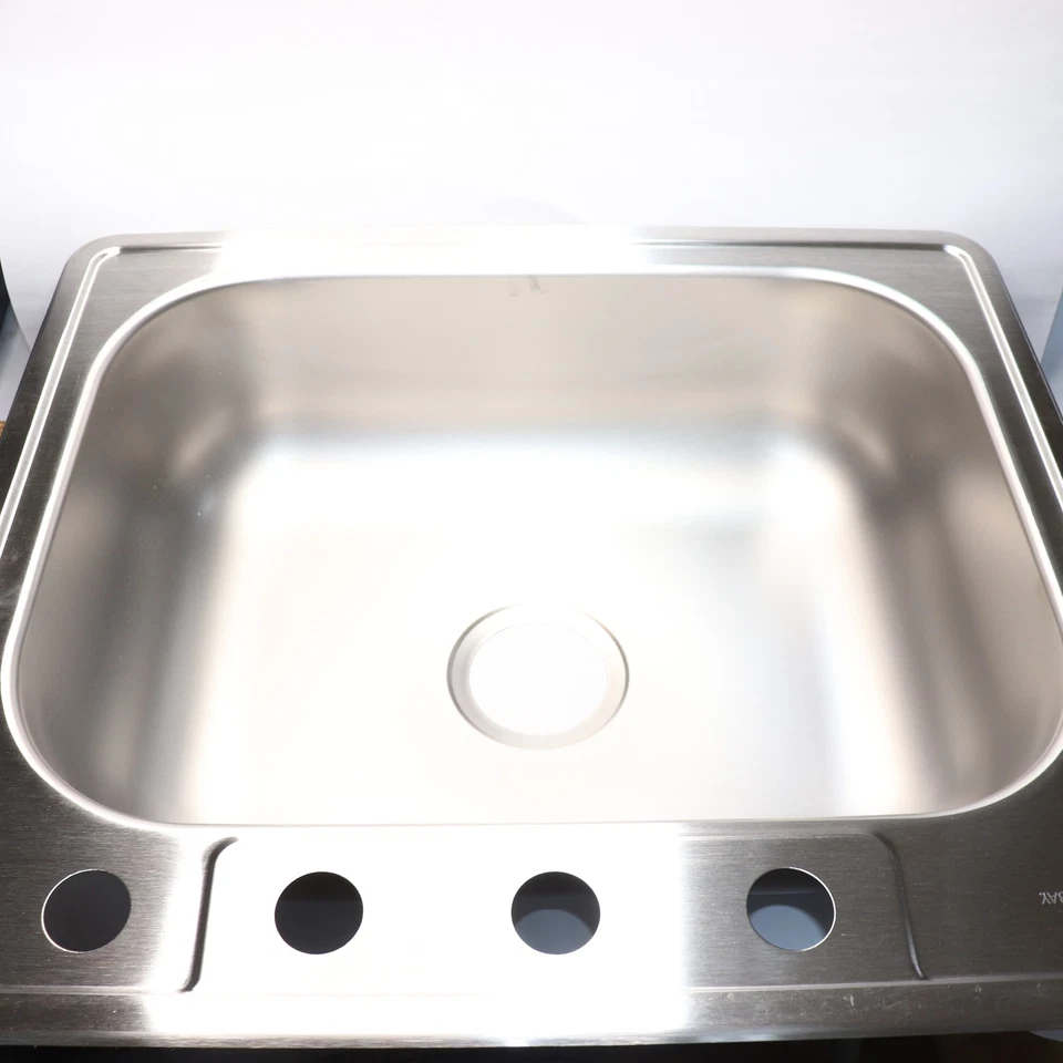 Fregadero de cocina rectangular doble cuenco Glacier Bay 598 536 Foto 3 de 4