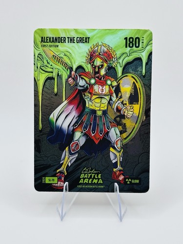 2026 Bo Jackson Battle Arena Alexander The Great Slime Battlefoil Glow SSP SL-70