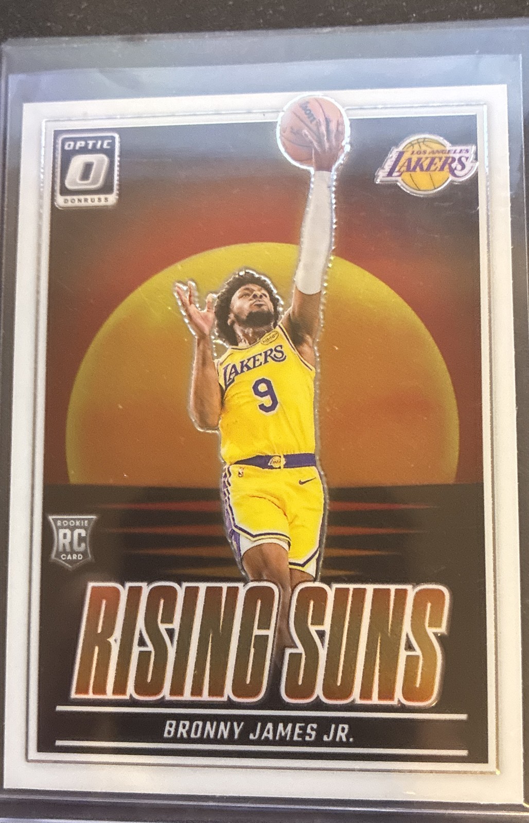 2024-25 Panini Donruss Optic - Rising Suns Bronny James #5 (RC)