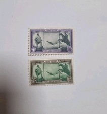 ITALY COLONIES, GENERAL ISSUES -1932- GARIBALDI EXPRESSES AIRCRAFT A6 A7 MH