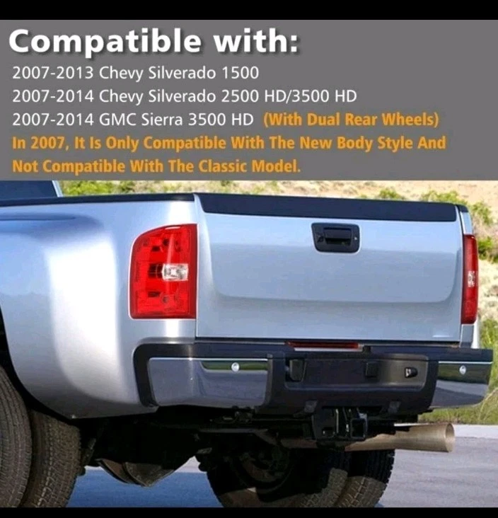 Conjunto de luz trasera derecha + izquierda para Chevy Silverado 2007-2013 con juego de 4 bombillas  Foto 4 de 4