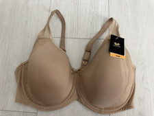 NWT Wacoal Retro Chic Full Figure Contour Bra Sz 42DD Style 853186 Toast Color