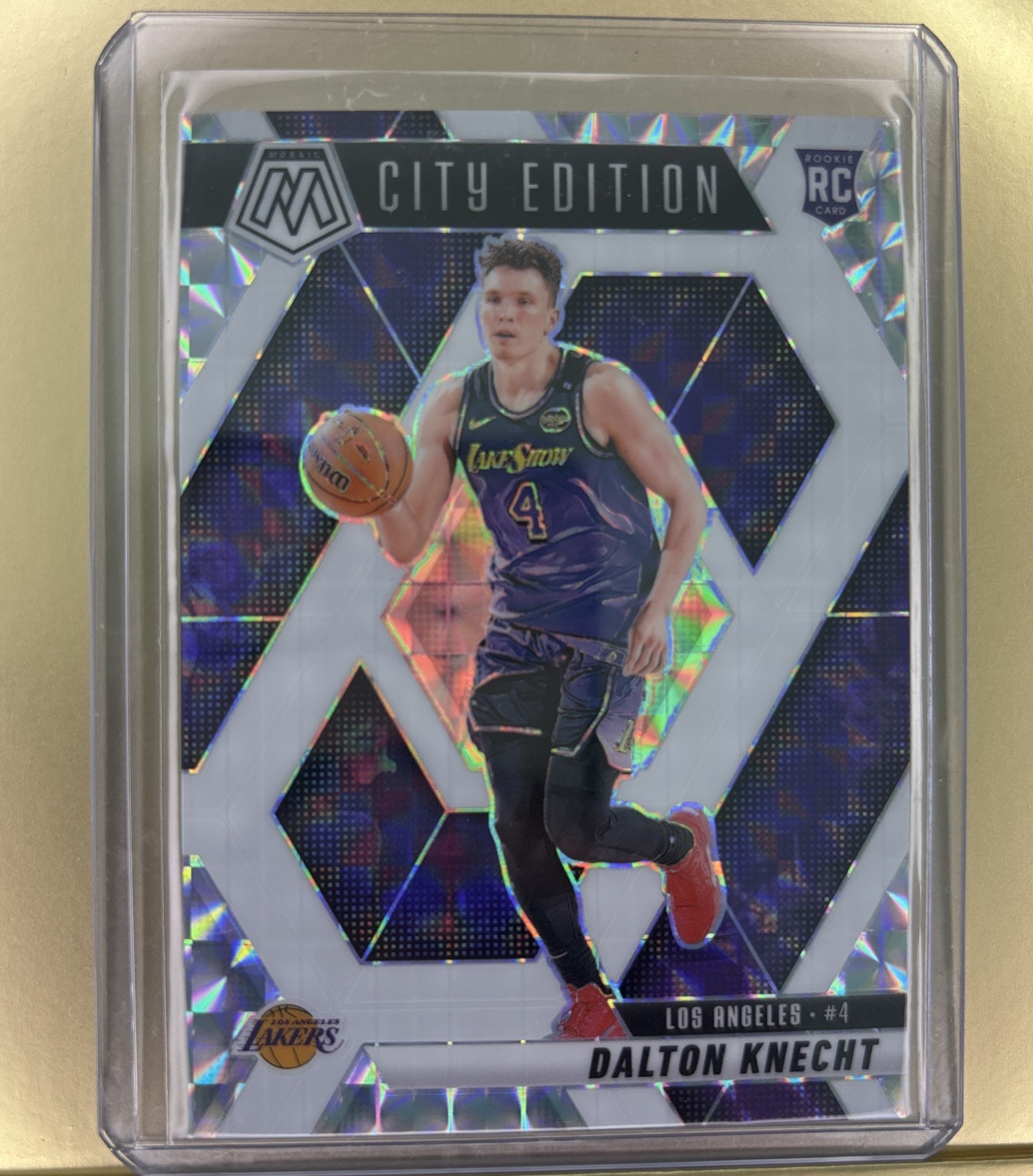 2024-25 Panini Mosaic - Dalton Knecht White 09/35 City Edition RC #271 SSP