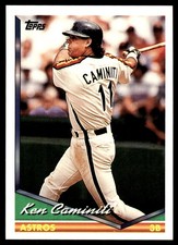 Ken Caminiti 1994 Topps #646 Houston Astros MLB READ FREE SHIPPING AutographDen