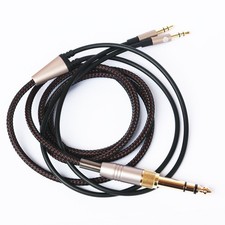 Replacement Cable For Hifiman HE4XX HE-400i Dual 3.5mm Jack Male Cord 9.9ft