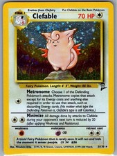 Clefable 5/130 Holo Base Set 2 - Pokemon Card - NM
