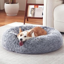 Donut Dog Bed Medium Size Dog, Round Cat Beds for Small Medium Dogs and Cats...